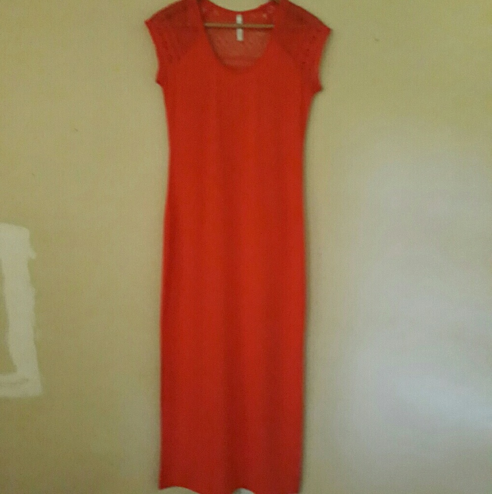Orange dress